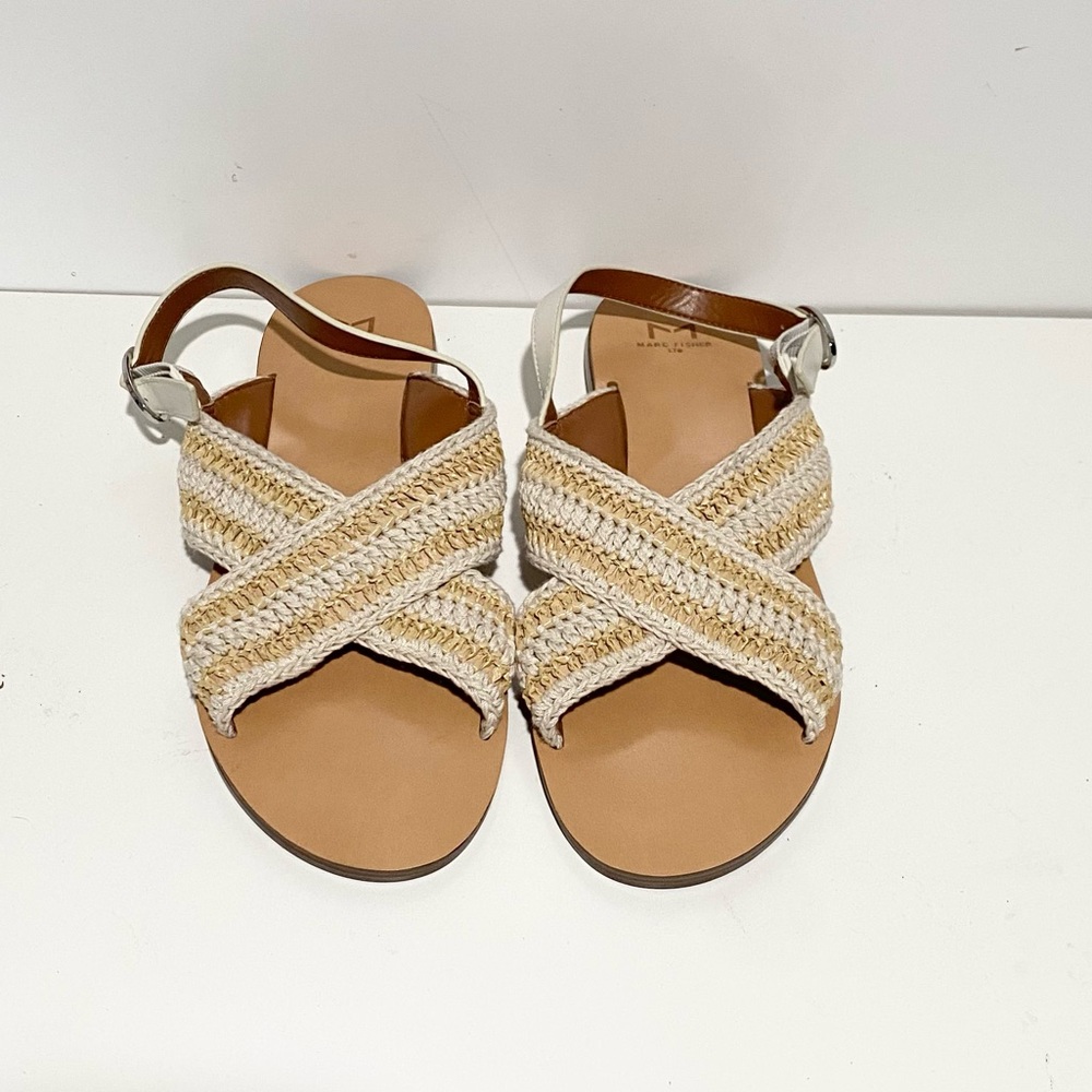 Marc Fisher LTD Womens Lonnie Adjustable Flat Ankle Strap 10‎ - Picture 3 of 7